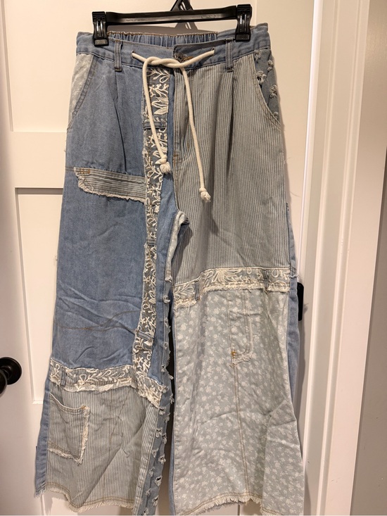 POL Denim - POL Bohemian Patchwork Light Blue Women’s Jeans